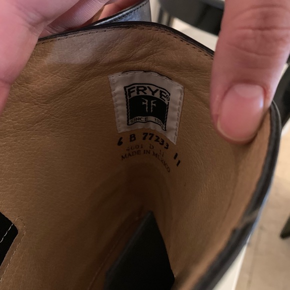 Frye Knee High Tall Black Leather Boot - Picture 5 of 7